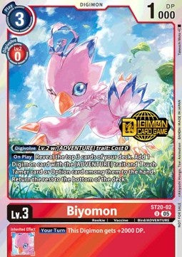 Biyomon (ST20-02) - Promos: Starter Deck (Alternative Art) [SDP-ST20-02]