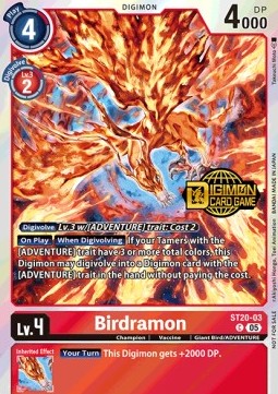 Birdramon (ST20-03) - Promos: Starter Deck (Alternative Art) [SDP-ST20-03]
