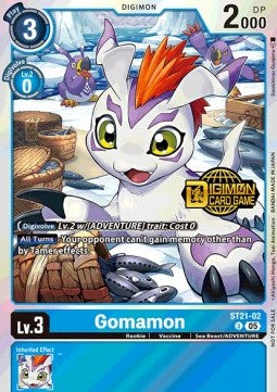 Gomamon (ST21-02) - Promos: Starter Deck (Alternative Art) [SDP-ST21-02]