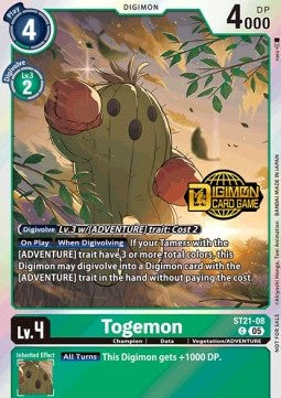 Togemon (ST21-08) - Promos: Starter Deck (Alternative Art) [SDP-ST21-08]