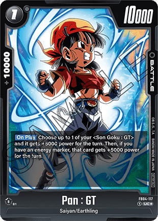 Pan : GT (FB04-117)  (V.3 - Uncommon) - Unnumbered Promos [Fusion World] (Uncommon) [FWUP-FB04-117]