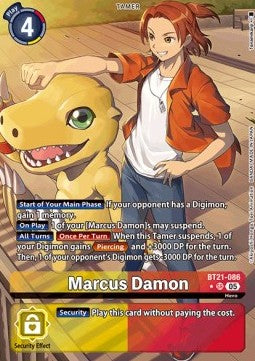 Marcus Damon (BT21-086) (V.2) - World Convergence (Alternative Art) [BT-21-086]