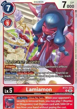 Lamiamon (BT21-025) - Promos: World Convergence (Alternative Art) [BT-21P-BT21-025]