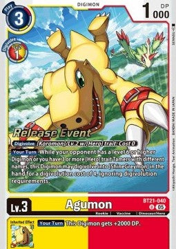 Agumon (BT21-040) - Promos: World Convergence (Alternative Art) [BT-21P-BT21-040]