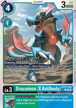 Dracomon (X Antibody) (BT21-046) - Promos: World Convergence (Alternative Art) [BT-21P-BT21-046]