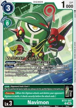 Navimon (BT21-047) - Promos: World Convergence (Alternative Art) [BT-21P-BT21-047]