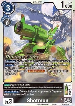 Shotmon (BT21-054) - Promos: World Convergence (Alternative Art) [BT-21P-BT21-054]