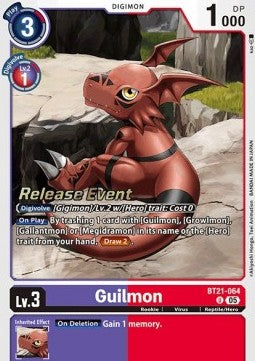 Guilmon (BT21-064) - Promos: World Convergence (Alternative Art) [BT-21P-BT21-064]