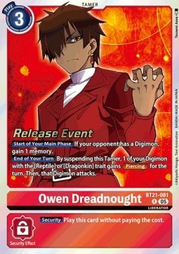 Owen Dreadnought (BT21-081) - Promos: World Convergence (Alternative Art) [BT-21P-BT21-081]
