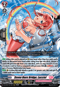 Seven Hues Bridge, Lucciel  (V.1 - Triple Rare) - Moon Fangs & Cerulean Blaze (Triple Rare) [DZ-BT07-017]