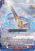 Sealed Blaze Sword, Dyaava  (V.1 - Double Rare) - Moon Fangs & Cerulean Blaze (Double Rare) [DZ-BT07-033]