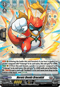 Heroic Deeds Dracokid  (V.1 - Double Rare) - Moon Fangs & Cerulean Blaze (Double Rare) [DZ-BT07-041]