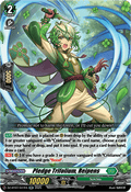 Pledge Trifolium, Reipens  (V.1 - Double Rare) - Moon Fangs & Cerulean Blaze (Double Rare) [DZ-BT07-047]