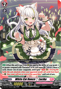 White Cat Dance Lacika  (V.1 - Double Rare) - Moon Fangs & Cerulean Blaze (Double Rare) [DZ-BT07-052]