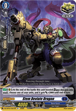 Stem Deviate Dragon - Moon Fangs & Cerulean Blaze (Rare) [DZ-BT07-057]