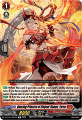 Dancing Princess of Elegant Flames, Faren  (V.1 - Rare) - Moon Fangs & Cerulean Blaze (Rare) [DZ-BT07-067]