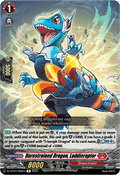 Unrestrained Dragon, Laddieraptor  (V.1 - Rare) - Moon Fangs & Cerulean Blaze (Rare) [DZ-BT07-069]