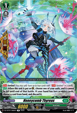 Honeycomb Thyreus - Moon Fangs & Cerulean Blaze (Rare) [DZ-BT07-089]