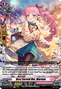 Best Served Hot, Warmia - Moon Fangs & Cerulean Blaze (Rare) [DZ-BT07-094]