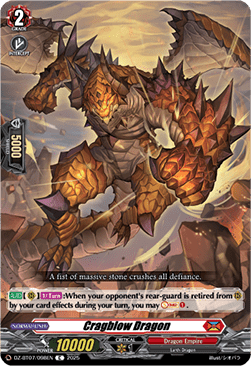 Cragblow Dragon - Moon Fangs & Cerulean Blaze (Common) [DZ-BT07-098]