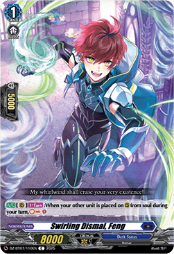 Swirling Dismal, Feng - Moon Fangs & Cerulean Blaze (Common) [DZ-BT07-110]