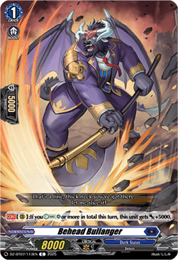 Behead Bullanger - Moon Fangs & Cerulean Blaze (Common) [DZ-BT07-113]