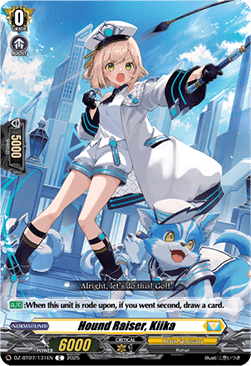 Hound Raiser, Kiika - Moon Fangs & Cerulean Blaze (Common) [DZ-BT07-131]