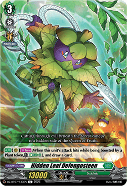 Hidden Leaf Defengosteen - Moon Fangs & Cerulean Blaze (Common) [DZ-BT07-133]