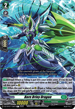 Bore Briny Dragon - Moon Fangs & Cerulean Blaze (Common) [DZ-BT07-136]
