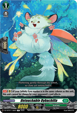 Untouchable Dybachilla - Moon Fangs & Cerulean Blaze (Common) [DZ-BT07-139]