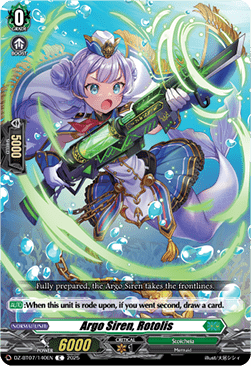 Argo Siren, Rotolis - Moon Fangs & Cerulean Blaze (Common) [DZ-BT07-140]