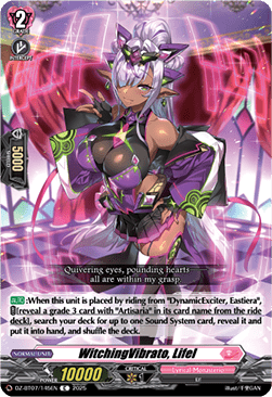 WitchingVibrato, Lifel - Moon Fangs & Cerulean Blaze (Common) [DZ-BT07-145]