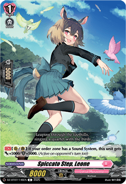 Spiccato Step, Leone - Moon Fangs & Cerulean Blaze (Common) [DZ-BT07-146]