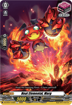 Heat Elemental, Marg - Moon Fangs & Cerulean Blaze (Common) [DZ-BT07-154]