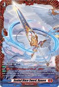Sealed Blaze Sword, Dyaava  (V.2 - Frame Rare) - Moon Fangs & Cerulean Blaze (Frame Rare) [DZ-BT07-FR04]
