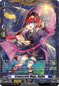 Crepuscular Mage, Illyllia  (V.2 - Frame Rare) - Moon Fangs & Cerulean Blaze (Frame Rare) [DZ-BT07-FR15]
