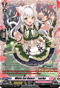 White Cat Dance Lacika  (V.2 - Frame Rare) - Moon Fangs & Cerulean Blaze (Frame Rare) [DZ-BT07-FR43]