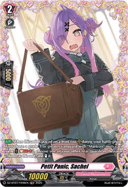 Petit Panic, Sachel  (V.2 - Frame Rare) - Moon Fangs & Cerulean Blaze (Frame Rare) [DZ-BT07-FR46]