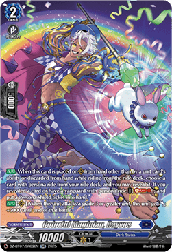 Colorful Magician, Rayvos  (V.3 - Silver Rare) - Moon Fangs & Cerulean Blaze (Silver Rare) [DZ-BT07-SR09]