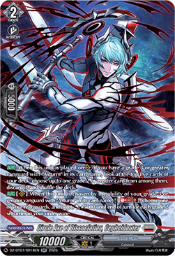 Circle Axe of Dissociation, Cepheidouter  (V.3 - Silver Rare) - Moon Fangs & Cerulean Blaze (Silver Rare) [DZ-BT07-SR18]