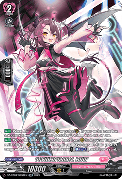 DevilishFlanger, Lufur  (V.3 - Silver Rare) - Moon Fangs & Cerulean Blaze (Silver Rare) [DZ-BT07-SR38]