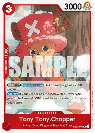 Tony Tony.Chopper (EB02-003) (V.1) - Anime 25th Collection (Rare) [EB02-003]