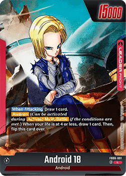 Android 18 // Android 18 (FB06-001)  (V.1 - Leader) - Rivals Clash [Fusion World] (Leader) [FB06-001]