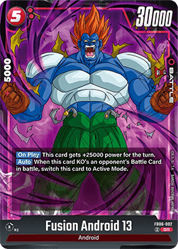 Fusion Android 13 (FB06-002)  (V.1 - Super Rare) - Rivals Clash [Fusion World] (Super Rare) [FB06-002]