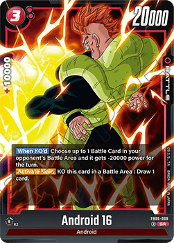Android 16 (FB06-009)  (V.1 - Super Rare) - Rivals Clash [Fusion World] (Super Rare) [FB06-009]