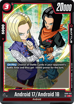 Android 17 / Android 18 (FB06-012) - Rivals Clash [Fusion World] (Rare) [FB06-012]