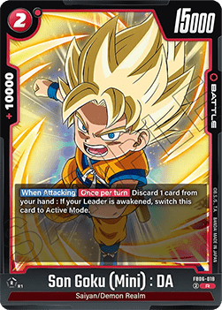 Son Goku (Mini) : DA (FB06-018) - Rivals Clash [Fusion World] (Rare) [FB06-018]