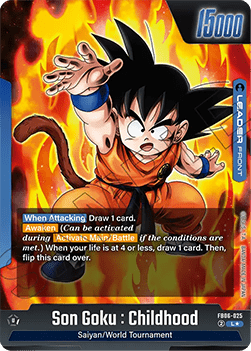 Son Goku : Childhood // Son Goku : Childhood (FB06-025)  (V.2 - Alternate Art) - Rivals Clash [Fusion World] (Alternate Art) [FB06-025]