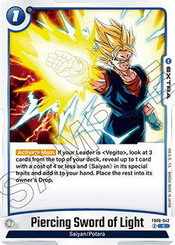Piercing Sword of Light (FB06-042) - Rivals Clash [Fusion World] (Common) [FB06-042]
