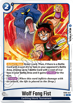 Wolf Fang Fist (FB06-047) - Rivals Clash [Fusion World] (Common) [FB06-047]
